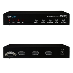 2x1 HDMI Switcher with Scaling