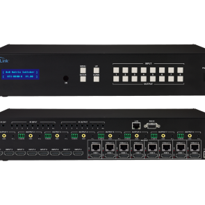 [Discontinued] 8x8 HDMI to HDBaseT Matrix Switcher w/ PoE