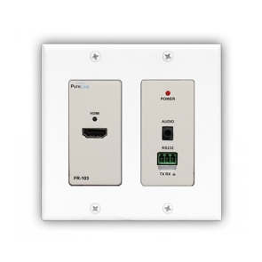 HDMI over Fiber Optic Wall Plate Receiver