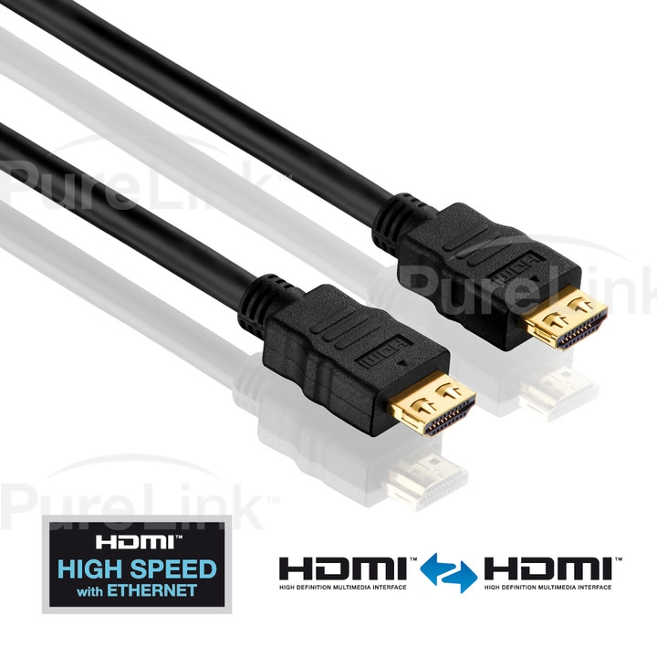 0,5 m Purelink HDMI-Kabel HIGH SPEED WITH ETHERNET 