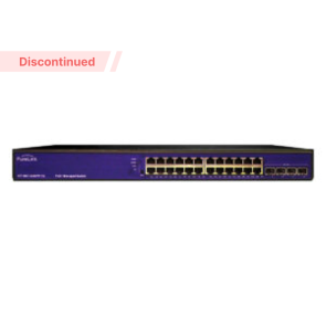 1G Media Hub - 24 Port 1000Base-T, 4 Port 1000Base-X SFP w/POE+, TAA-compliant