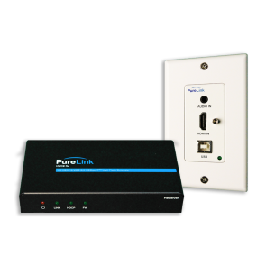 4K HDMI & USB 2.0 over HDBaseT Wall Plate Extender