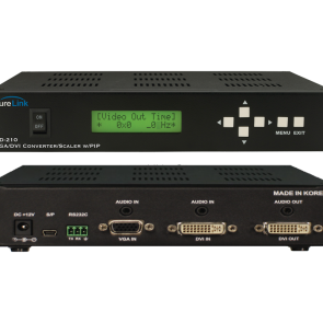 VGA/DVI to DVI Format Converter with Scaling - Full HD