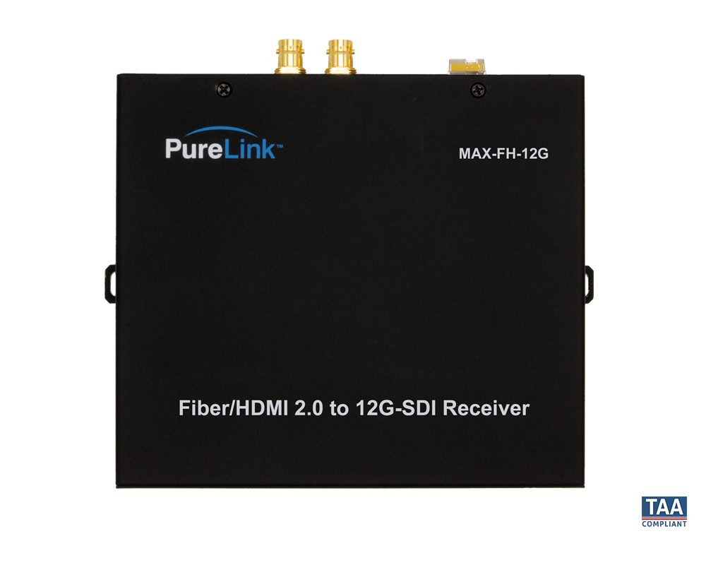 新品H i5-12G 12G-SDI TO HDMI 新品開封品　未使用 Fiber/HDMI 2.0 to 12G-SDI Extender - Receiver - PureLink AV