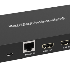 HCE III-P RX – 4K60 HDBaseT Receiver with PoE
