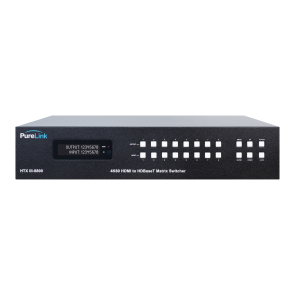 8x8 4K60 HDMI to HDBaseT/HDMI Matrix Switcher with Audio De-Embed and PoC