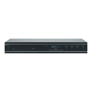 4K60 HDMI 4x1 Switch with Motore Up/Down Scaling, Audio De-Embed, and Multiview