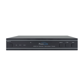 4K60 HDMI 2x1 Switch with Motore Up/Down Scaling, Audio De-Embed, and Multiview