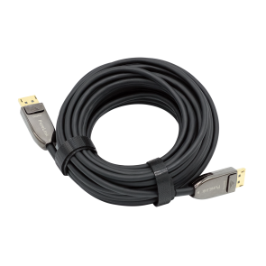 DisplayPort 1.4 Fiber 8K High Performance Cable with Pressure Lock Connectors