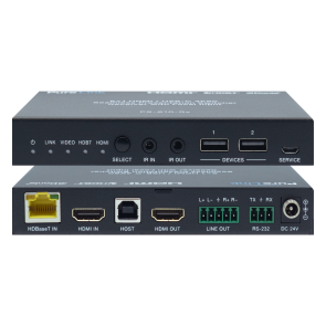6x1 HDMI / USB-C 4K60 Seamless Presentation Switcher with Dante