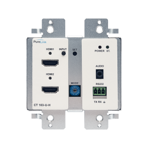 4K HDMI to HDBaseT Wall Plate Transmitter