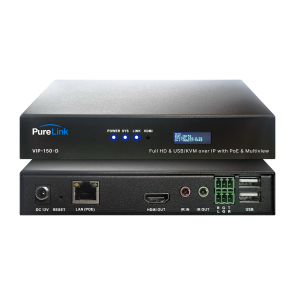 Full HD HDMI & USB/KVM over IP with PoE & MultiView - Decoder